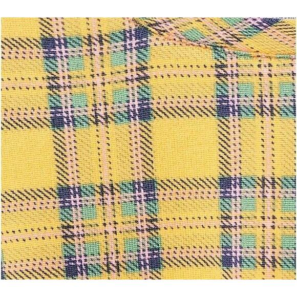 DENIM & CO. NEW $87‎ Heavenly Jersey Printed Top Solid Pant Set Sunflower Medium - Picture 3 of 3